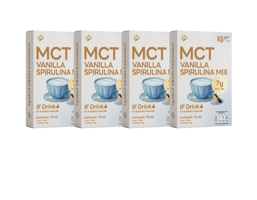 MCT Vanilla Spirulina (28 sachets) 4 Boxes | IF Drink