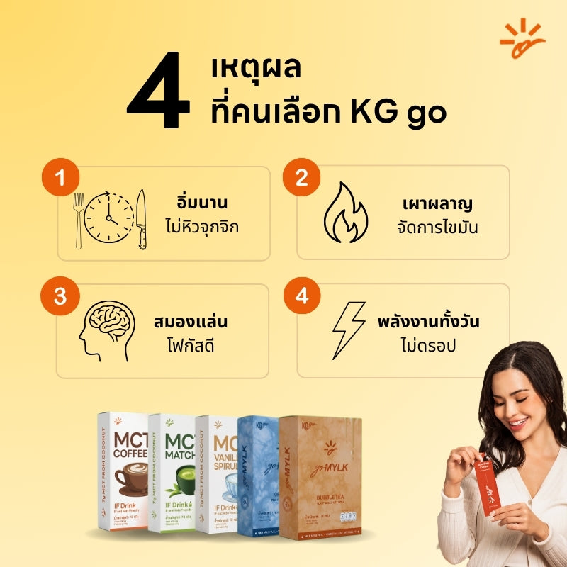 กาแฟ MCT 350 กรัม (35 ช้อน) | สูตร IF Drink