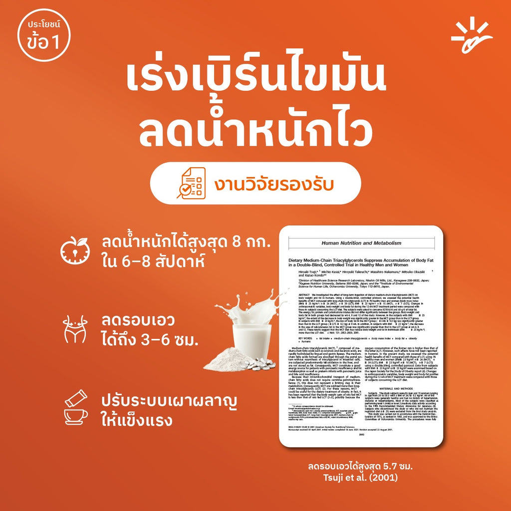 กาแฟ MCT 350 กรัม (35 ช้อน) | สูตร IF Drink