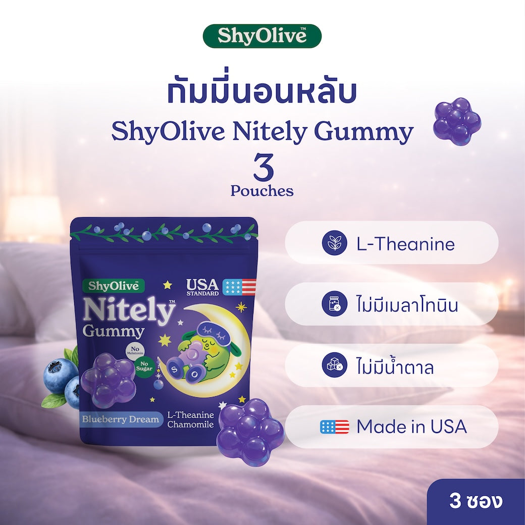 Nitely Blueberry Dream Gummy 3 Pouches