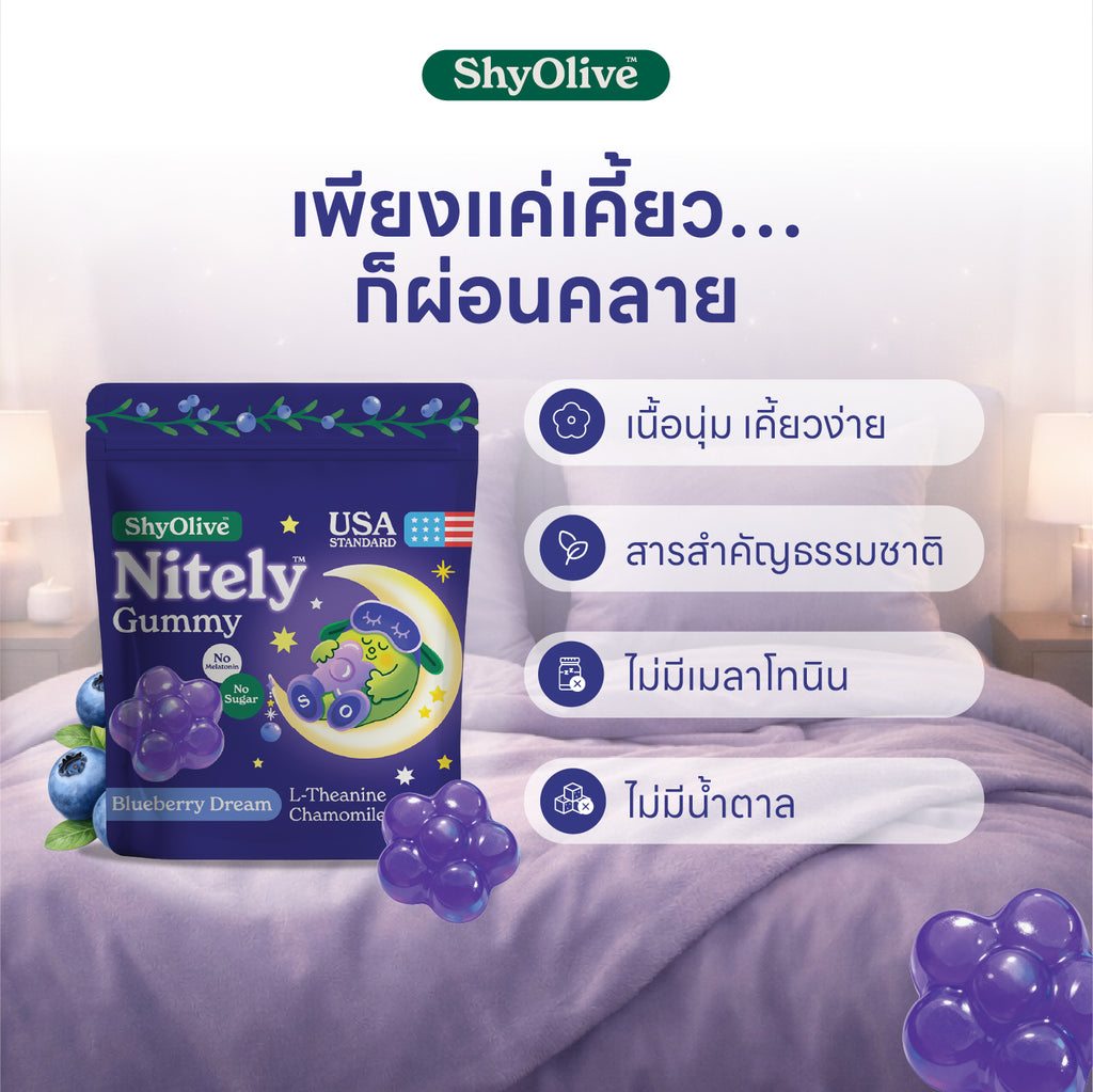 Nitely Blueberry Dream Gummy 1 Box
